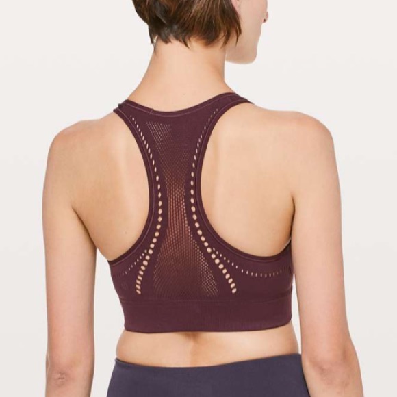 lululemon athletica Other - NWT Lululemon Dark Adobe (Burgundy) Reveal Bra